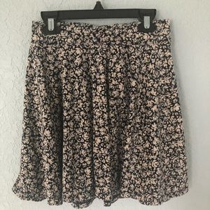 Hollister floral skater skirt
